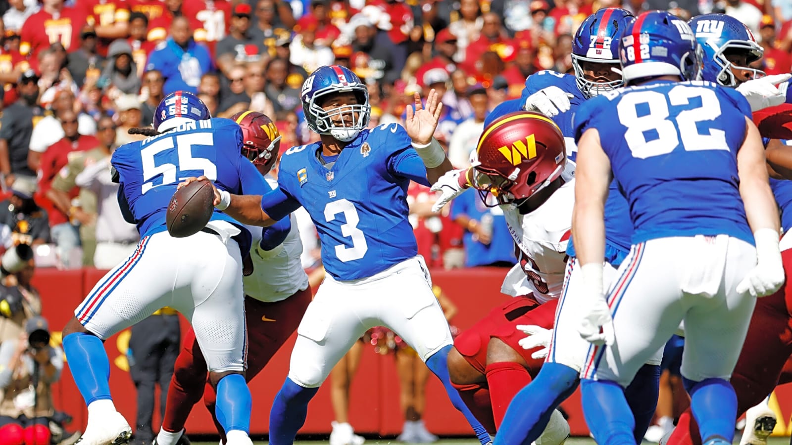 Giants prefer to keep Russell Wilson in place as starting QB