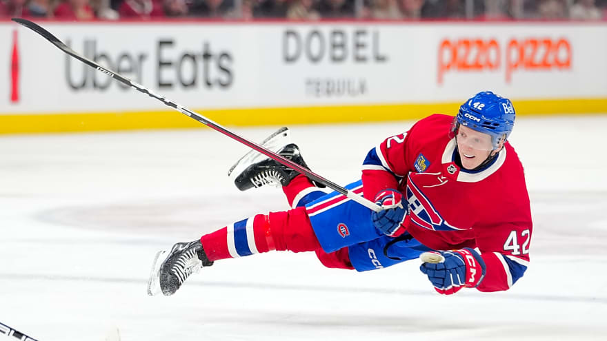 Canadiens defense rotation opens door for rookie Adam Engstrom