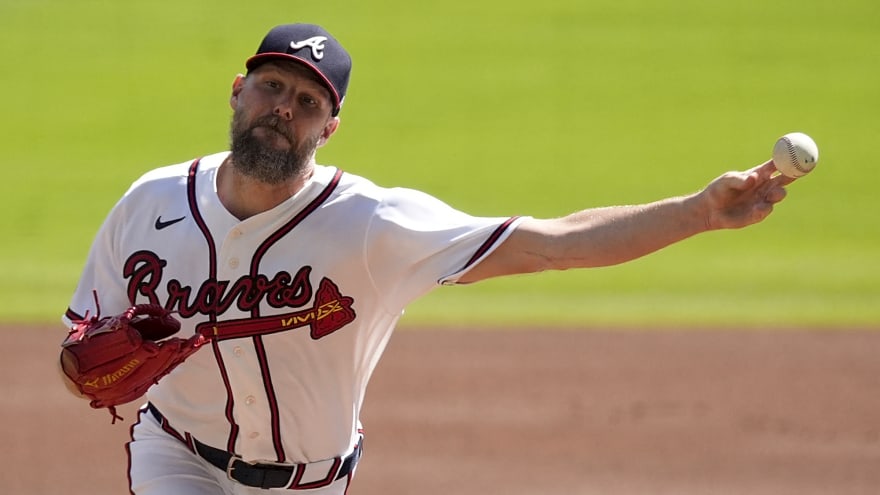 How might the Braves line up their starting pitching against the Dodgers?