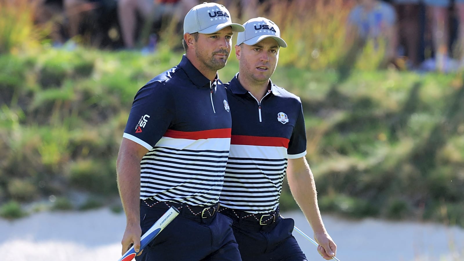Bryson DeChambeau was so happy to see Donald Trump at the Ryder Cup