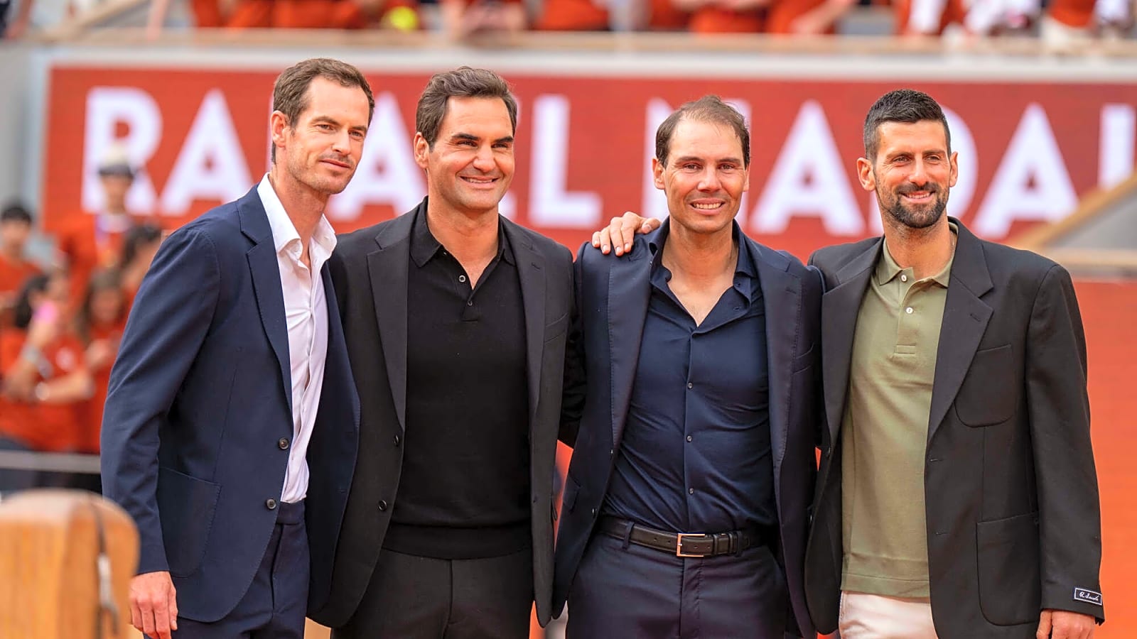 'Now that you have a proper coach, you're winning tournaments' jested Andy Murray to Novak Djokovic during Nadal tribute