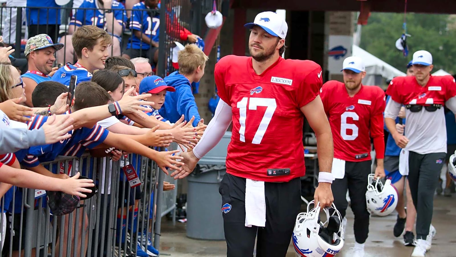 Josh Allen sends Bills Mafia into a frenzy with unbelievable gift for last Red & Blue practice inside Highmark Stadium