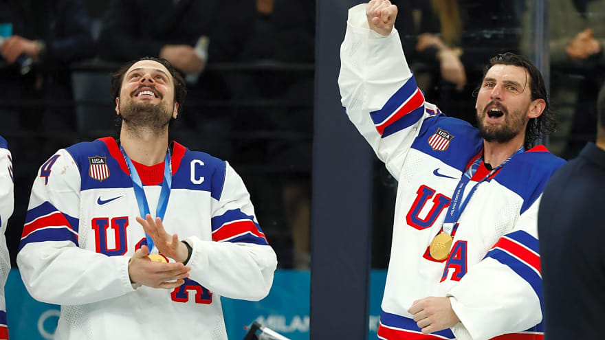 Hughes brothers praise Leafs captain after gold medal win: ‘Auston Matthews is a winner’