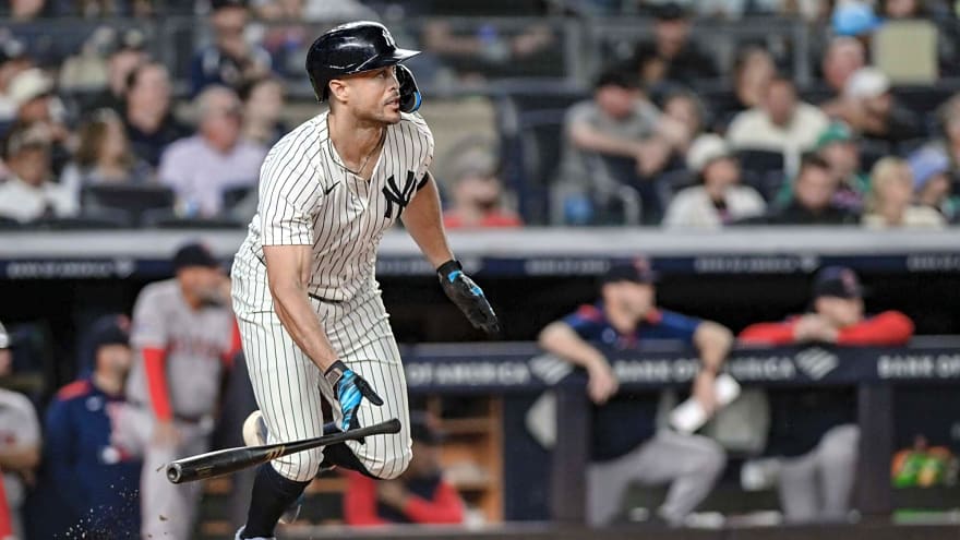 Yankees’ Giancarlo Stanton ‘can’t open a bottle’ but ‘wants to play a full season’