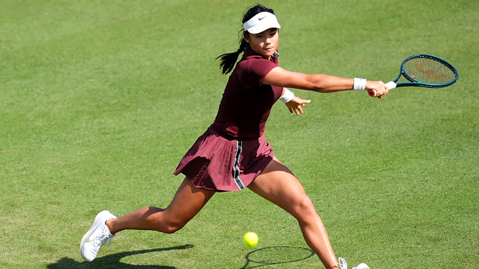 Watch: Emma Raducanu battles through tears in Eastbourne Open first-round win