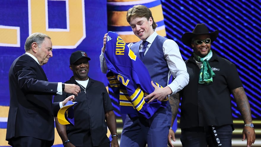 Sabres’ Daxon Rudolph hadn’t talked to team until day of draft