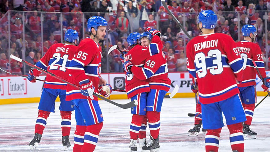 Smoke screen: There was more commotion outside the Bell Centre than on the ice