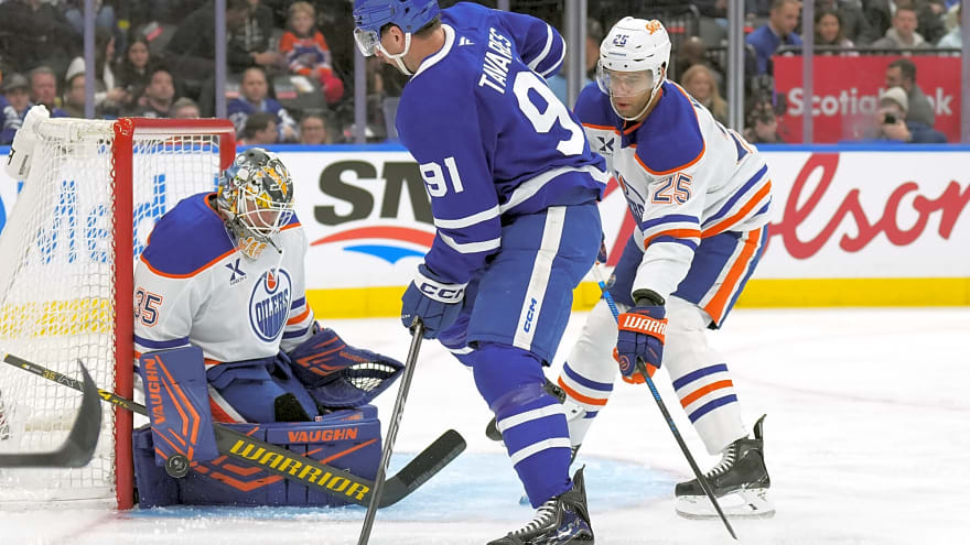  Oilers Lay It On The Line as McDavid, Draisaitl lift them over Leafs