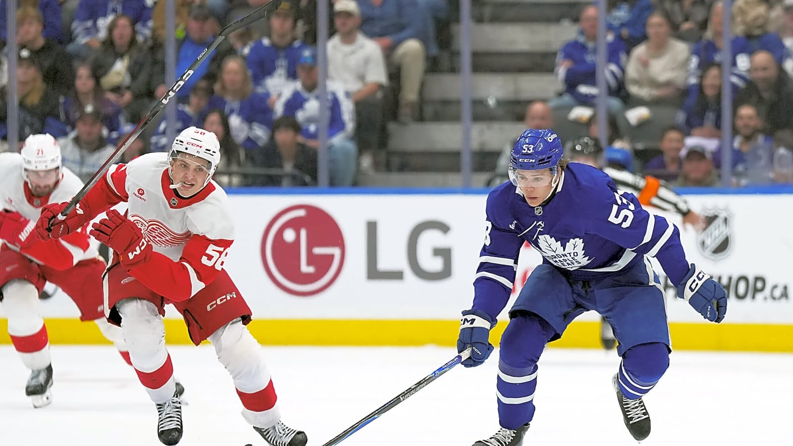 Easton Cowan happy but not satisfied with NHL debut following loss vs. Red Wings