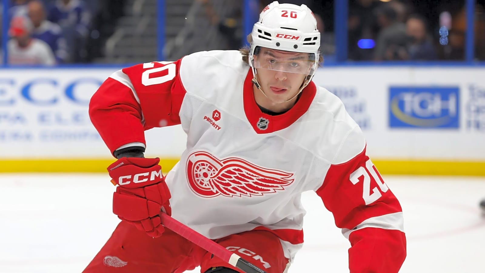 Red Wings sign Albert Johansson to two-year extension