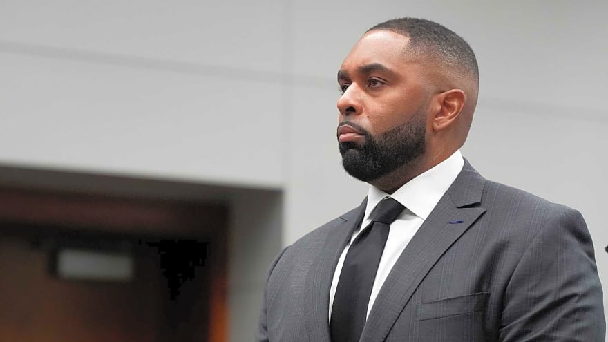 Sherrone Moore’s wife looked so ticked in photo at court