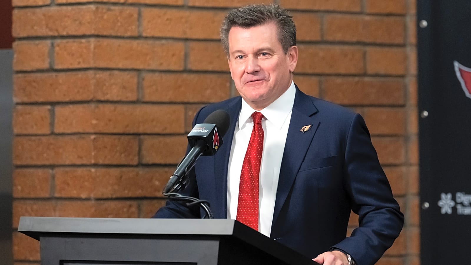 Cardinals owner Michael Bidwill shuts down team president question