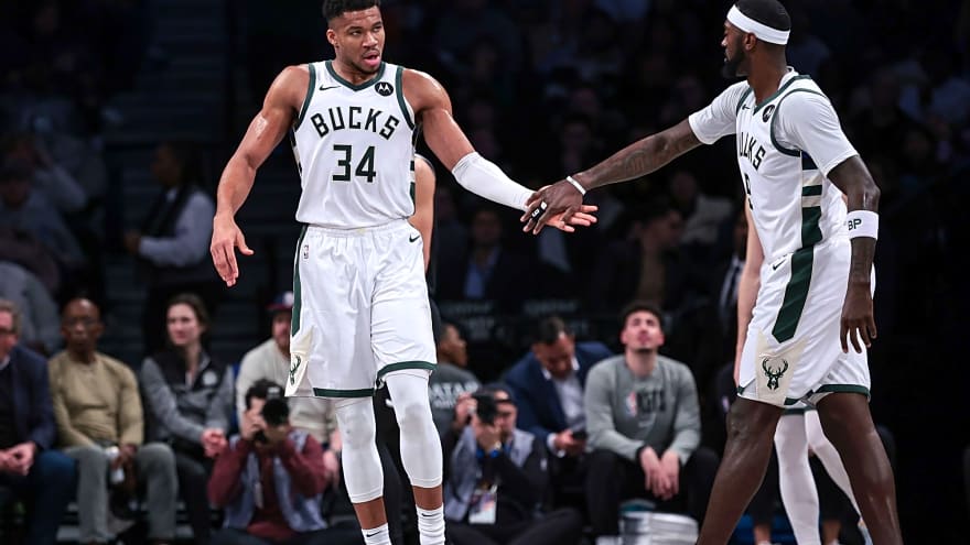 Video: Bucks’ Giannis Antetokounmpo scores first basket since Jan. 23