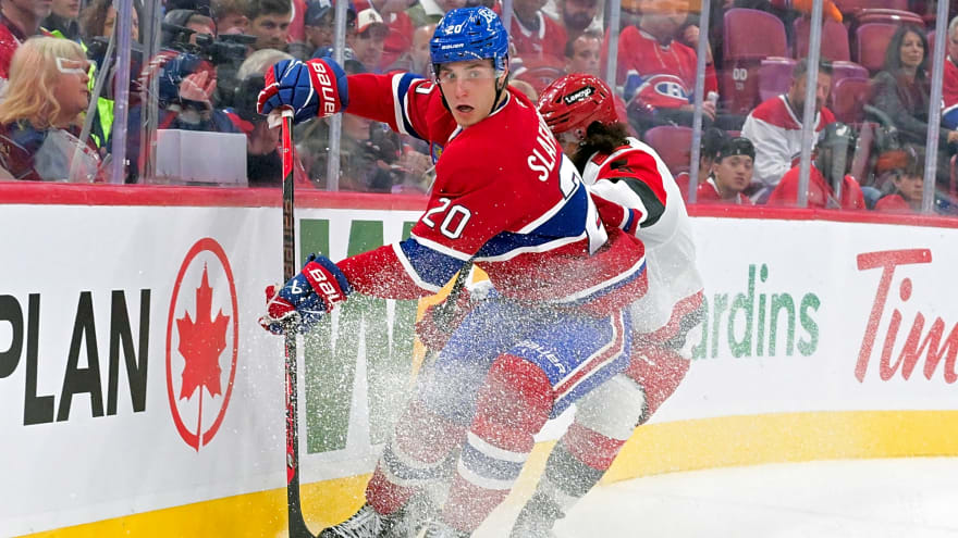 Juraj Slafkovsky back on the first line | Kirby Dach on the fourth line