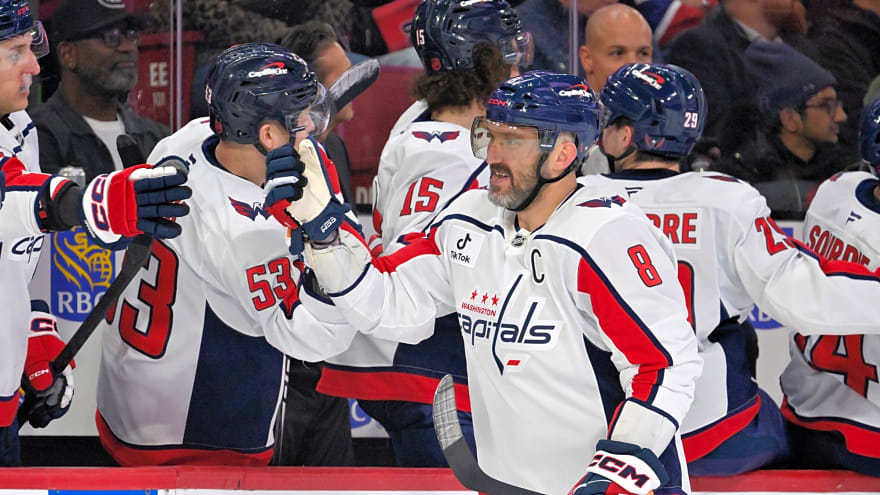 Alex Ovechkin Climbs Into Top 10 All-Time With Hat Trick Night