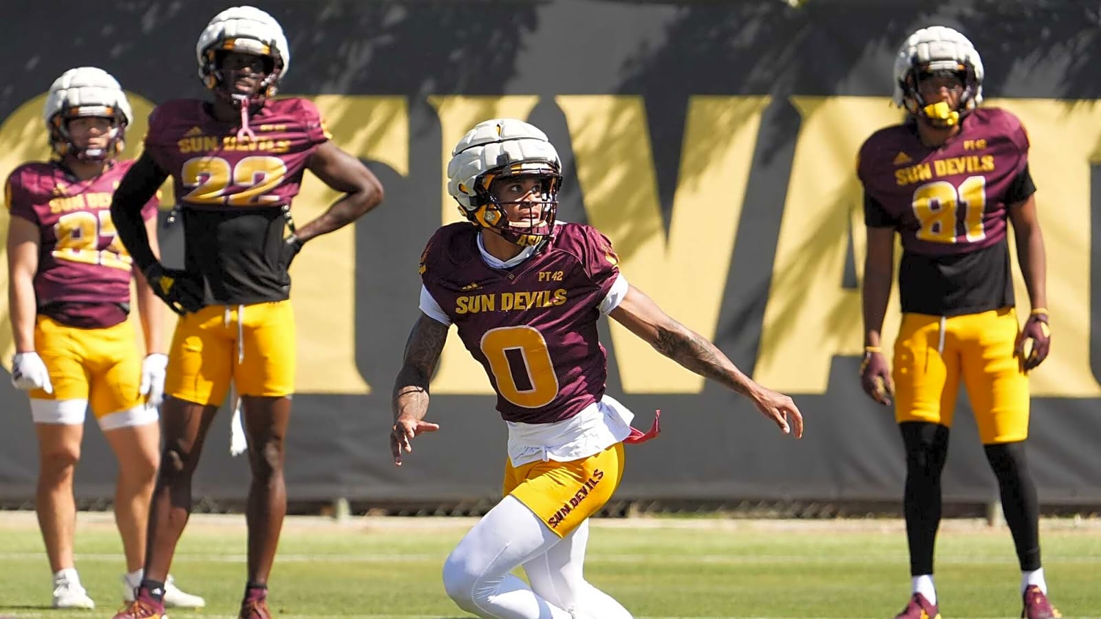Arizona State wide receiver Jordyn Tyson learning from NFL legend