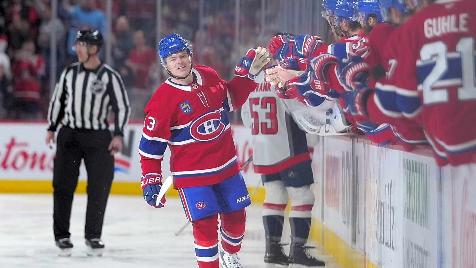 Cole Caufield will not play: Alexandre Texier gets a big promotion