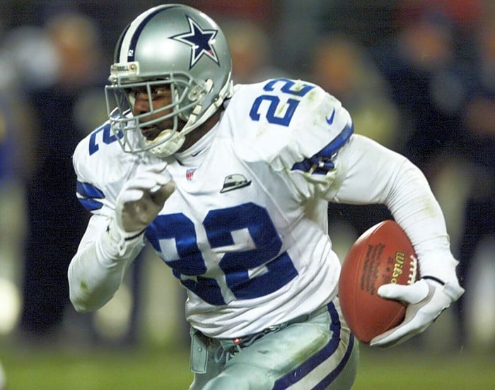Emmitt Smith's 11 consecutive 1,000-yard rushing seasons