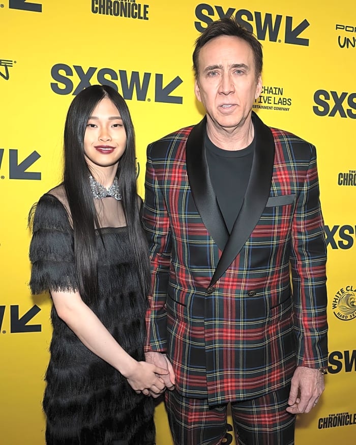 Nicolas Cage and Riko Shibata