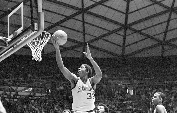 Earvin “Magic” Johnson, Guard-Forward, Michigan State (1978-'79)