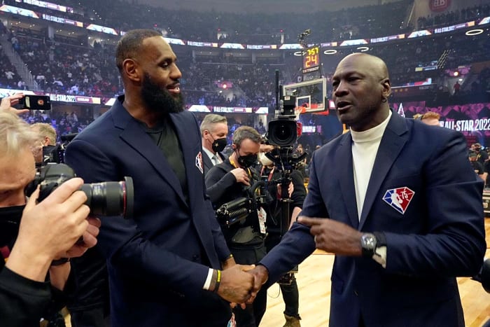 LeBron James at age 20 discussing his NBA goals and Michael Jordan legacy