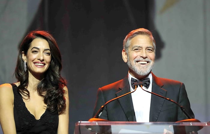George and Amal Clooney