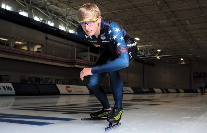 Jordan Stolz, Speedskating