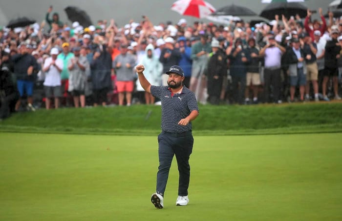 Golf: Spaun's sensational major moment