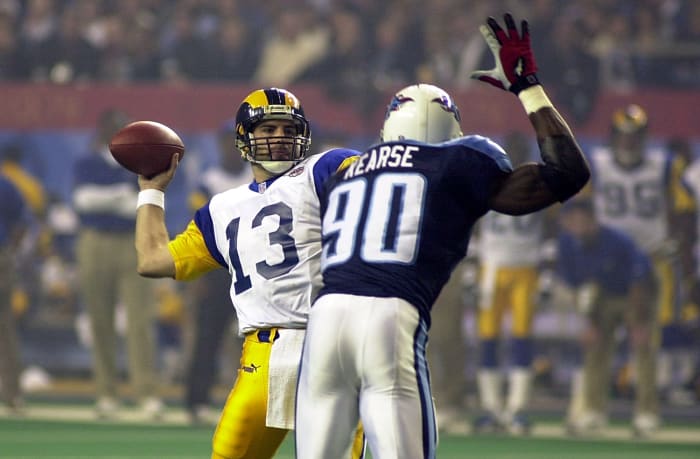 Kurt Warner, St. Louis Rams; Super Bowl XXXIV