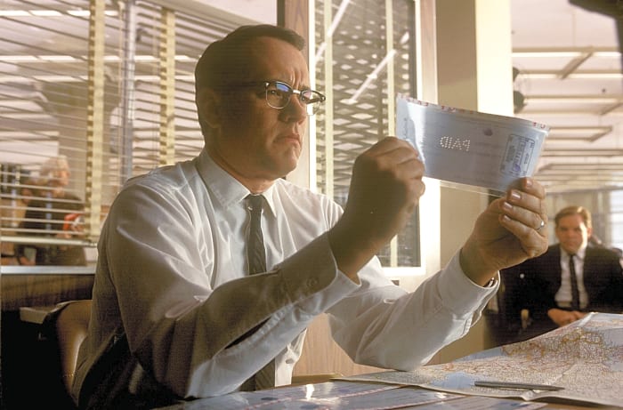 Tom Hanks in “Catch Me If You Can”