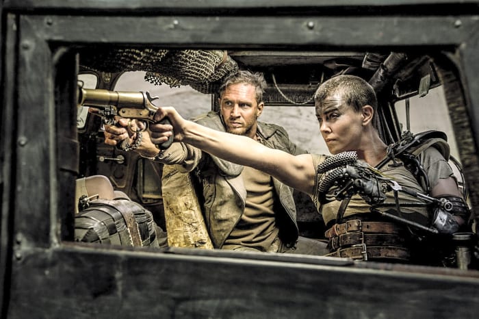 Charlize Theron and Tom Hardy