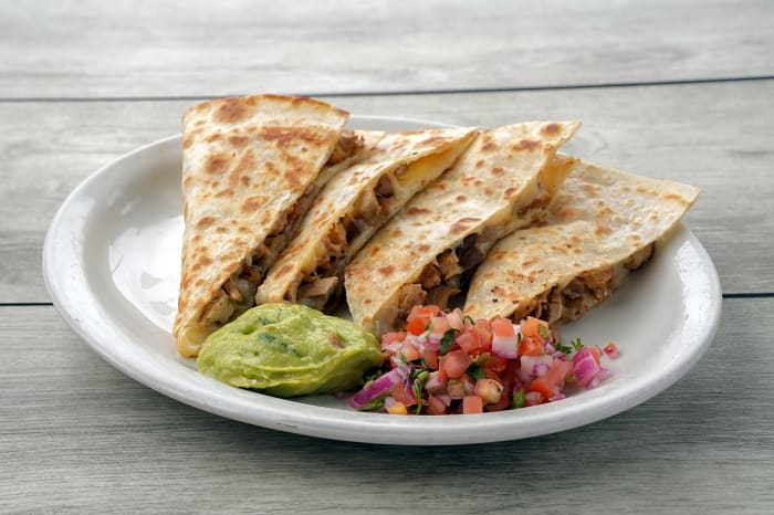 Healthy quesadilla