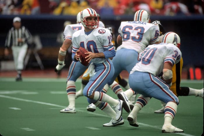 Warren Moon (Houston Oilers): Oliver Luck