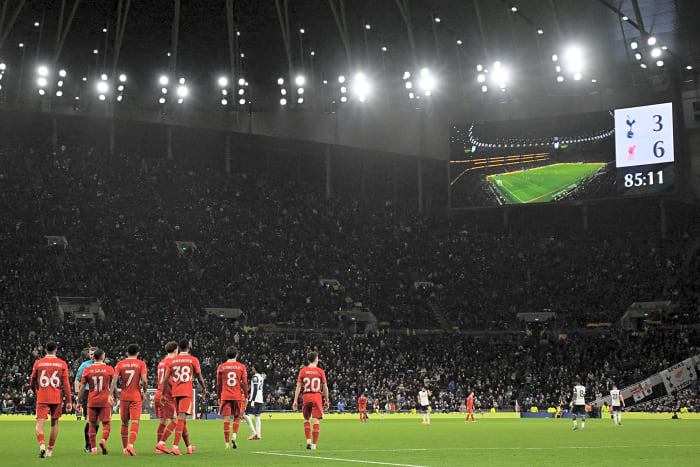 Liverpool 6, Tottenham Hotspur 3