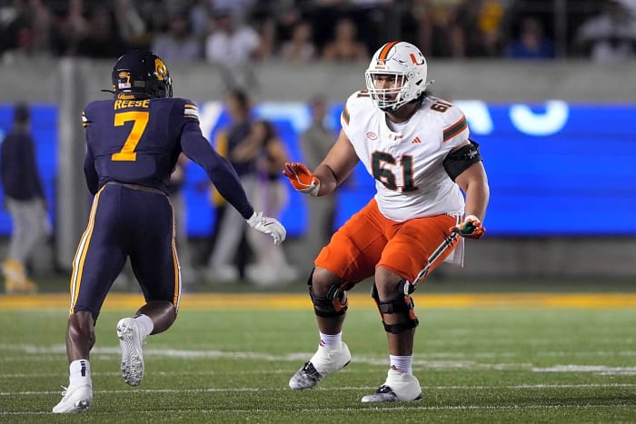 Arizona Cardinals: Francis Mauigoa, OT, Miami (FL)