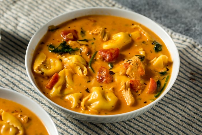 Tortellini soup