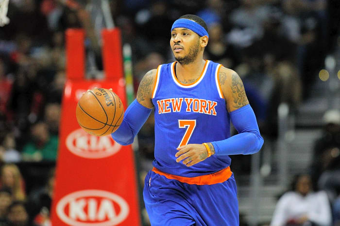 Carmelo Anthony's Triple-Threat Position