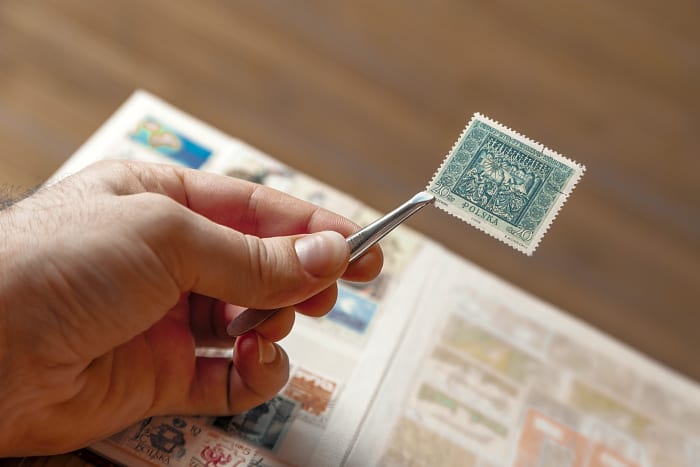 Stamp collecting