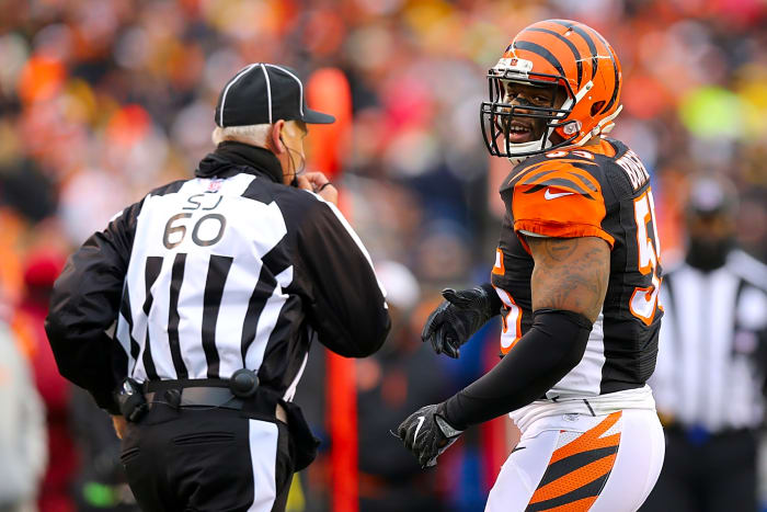 Brown battered By Burfict (Jan. 9, 2016)