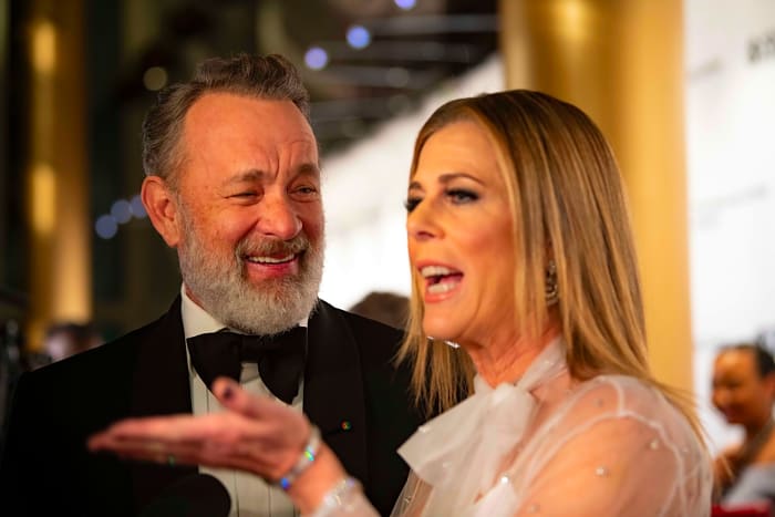 Tom Hanks and Rita Wilson