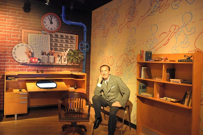 Walt Disney’s head