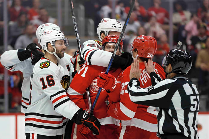 Red Wings-Blackhawks