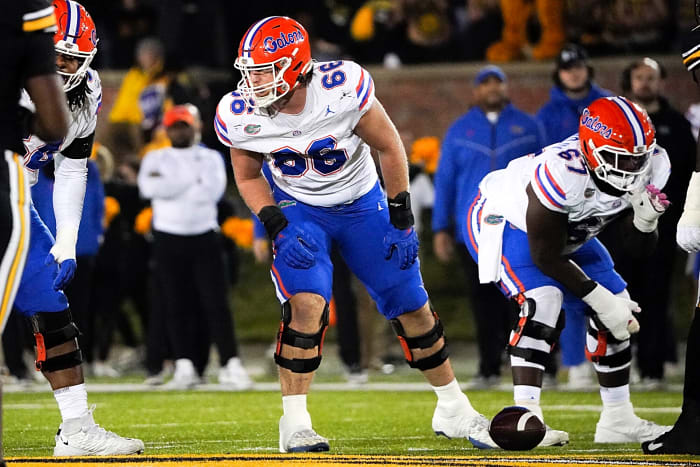 Center: Jake Slaughter, Florida, Senior