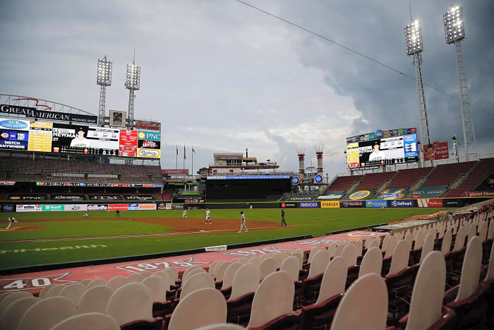 The Smoke Stacks at Great American Ball Park