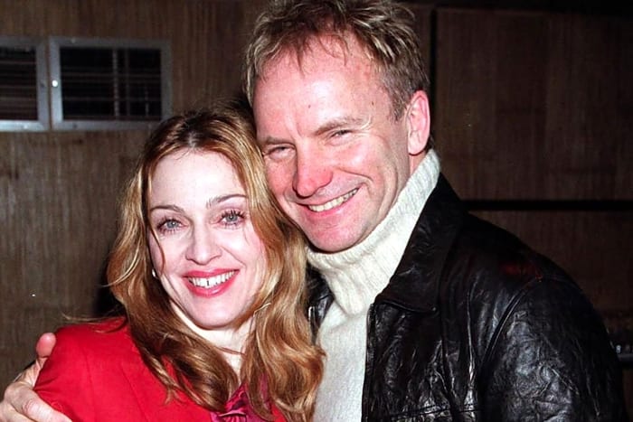 Sting and Madonna