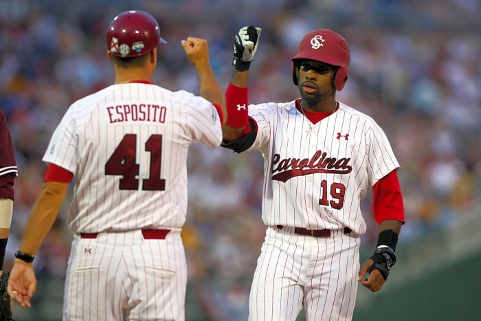 Jackie Bradley Jr. (South Carolina 2010, '11; Boston Red Sox 2018)