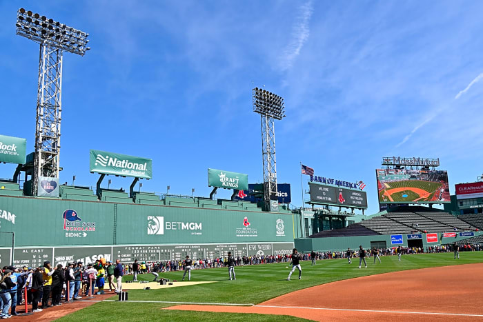 The Green Monster at Fenway Park