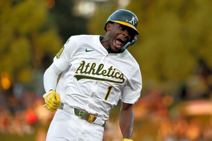 Denzel Clarke, CF, Athletics