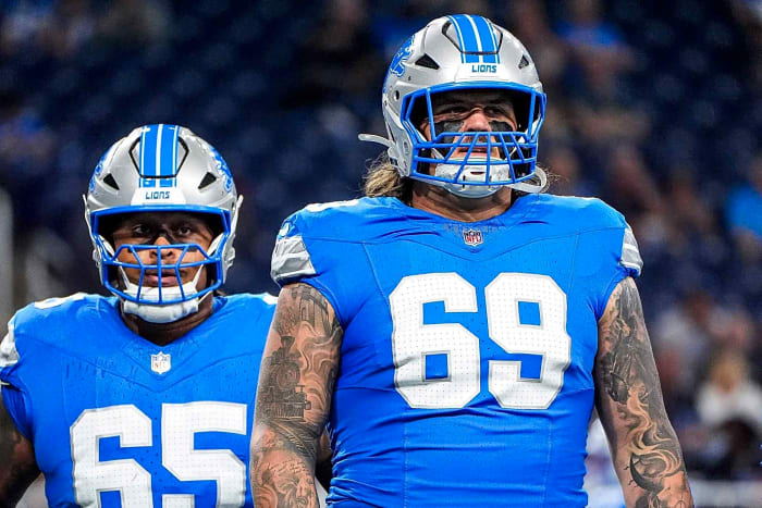 Underpaid offensive guard: Tate Ratledge, Detroit Lions