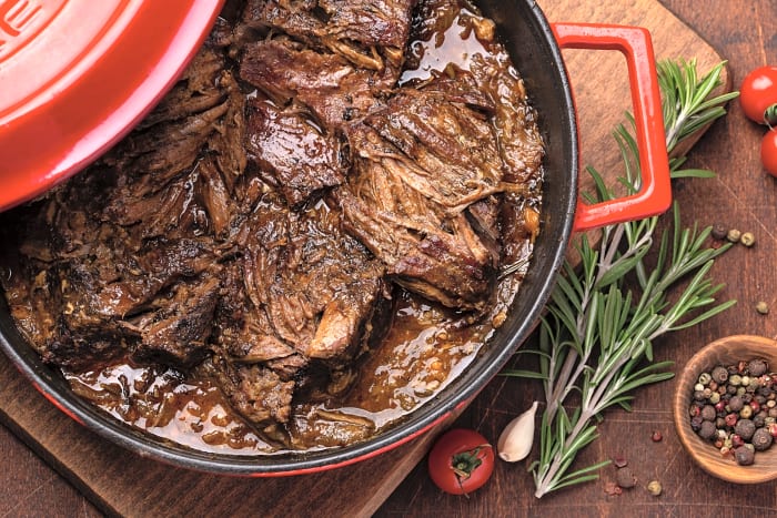 Braised Christmas Beef Roast